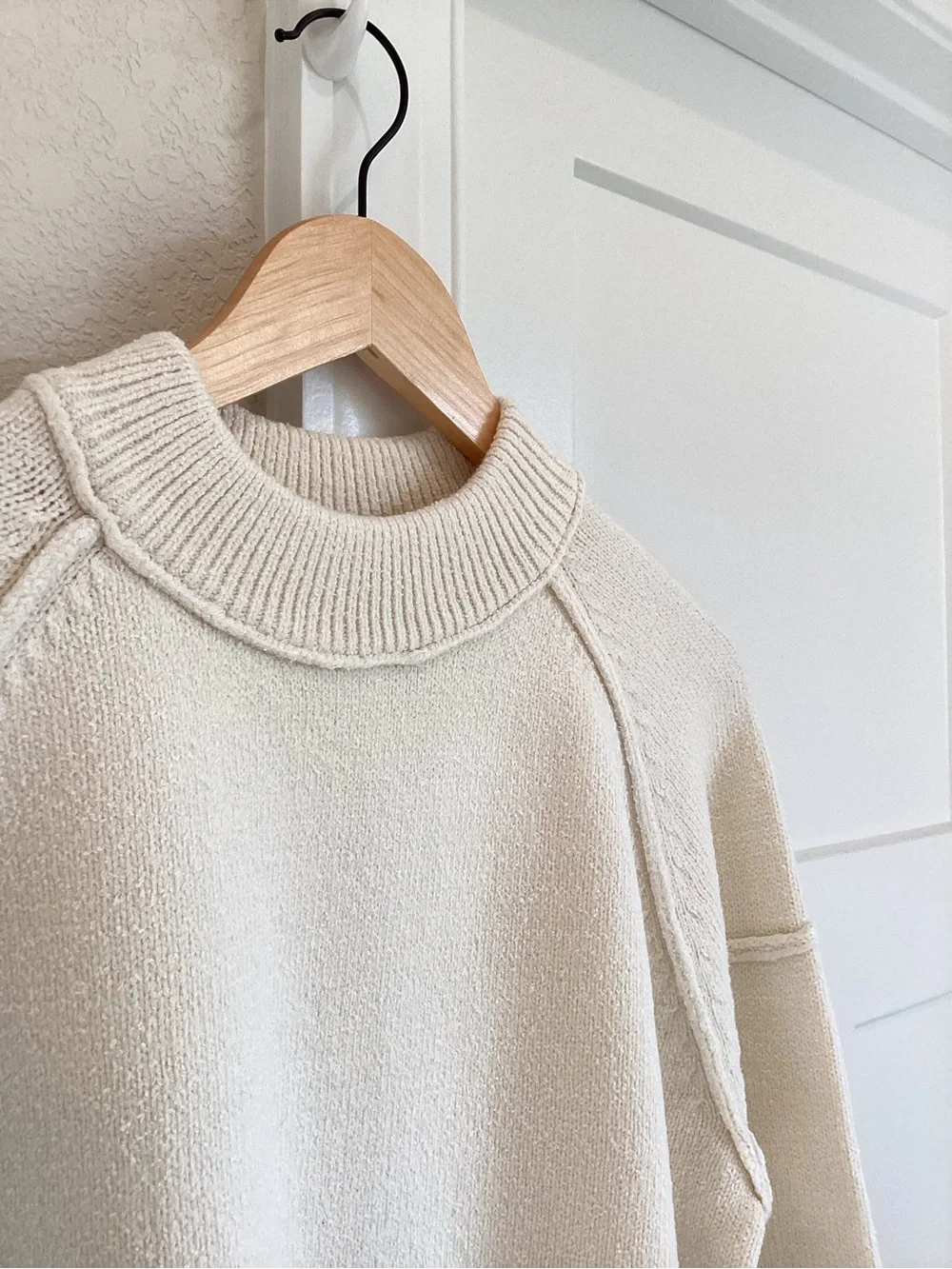 🌊Anthropologie Lost Coast Long-Sleeve Crewneck Sweater Pilcro NEW Small - Picture 10 of 15